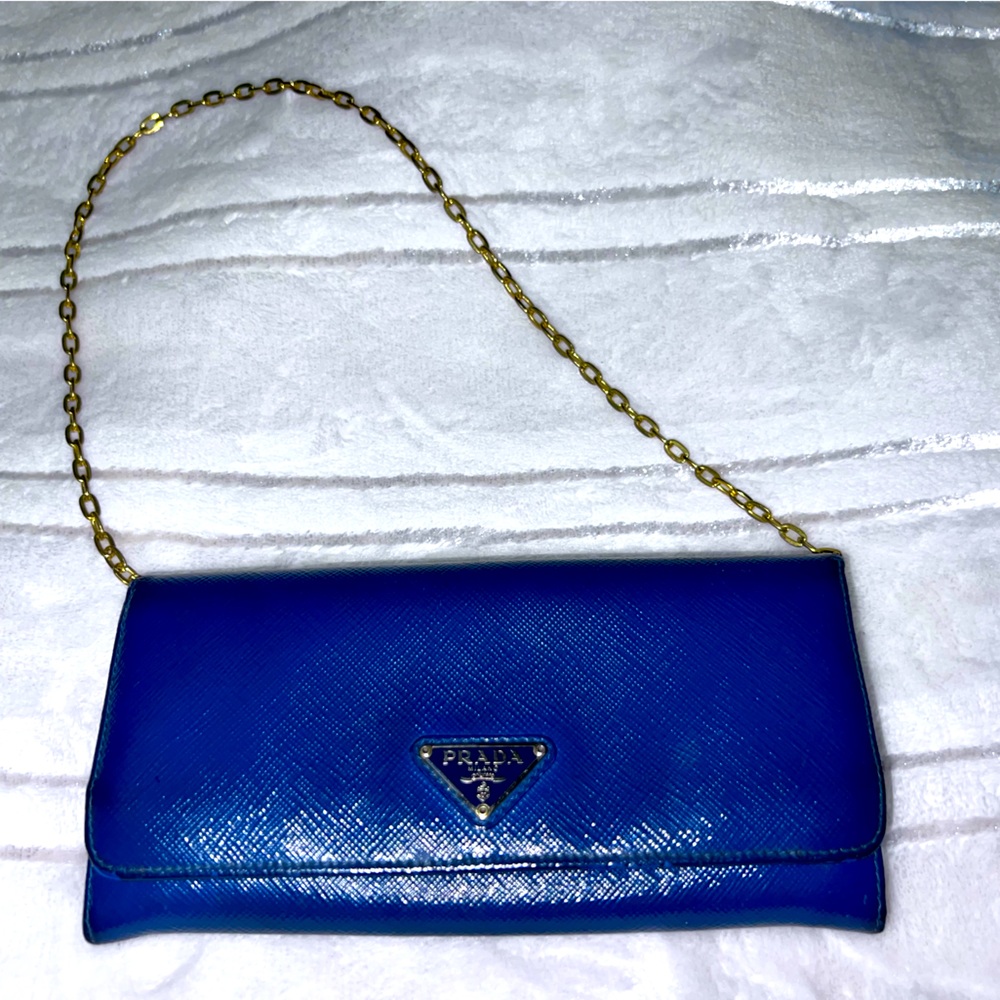 **SOLD**Authentic Blue Prada Wallet